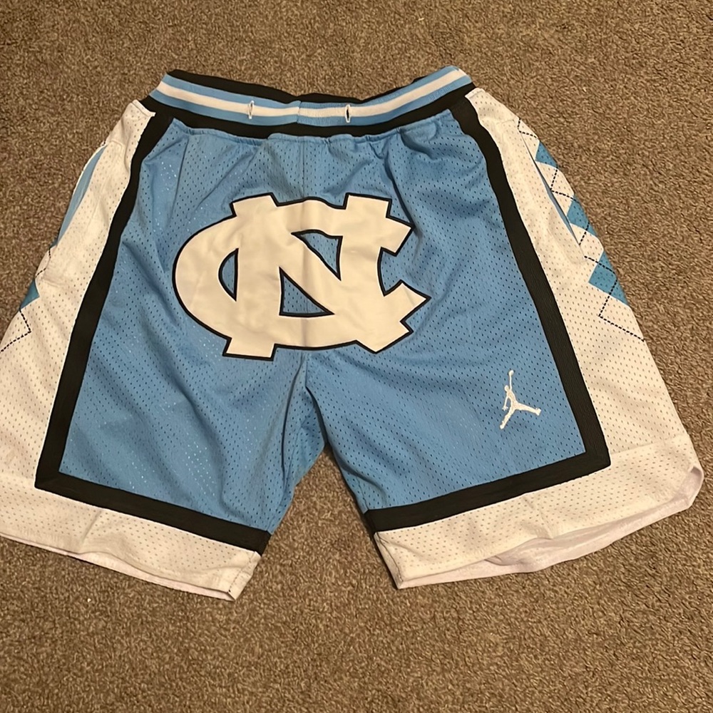 North Carolina blue basketball shorts